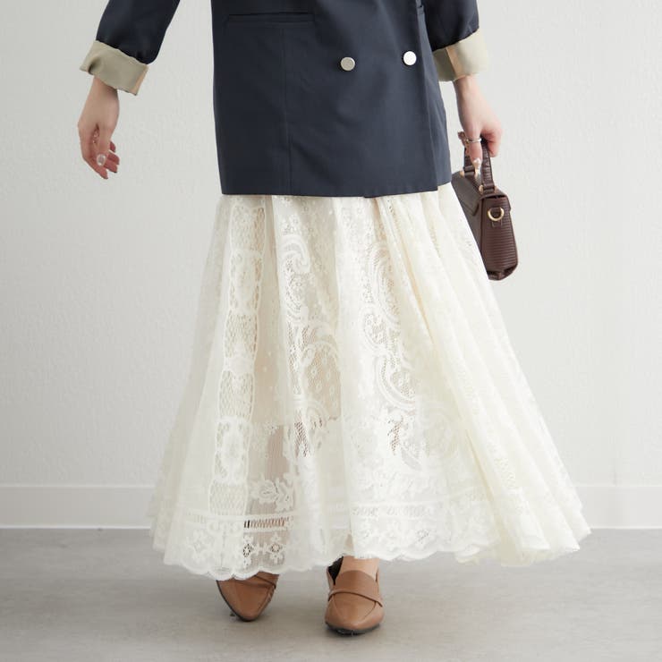 【ふわっと広がる】レースフレアスカート | RMAF　NICE CLAUP / OLIVE des OLIVE | 詳細画像27 