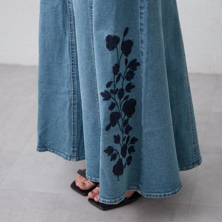 uni's room■2color ストレッチマーメイドスカート SK-AW23-08 ROYAL PARTY スカート ガムストレッチマーメイドスカート'23a