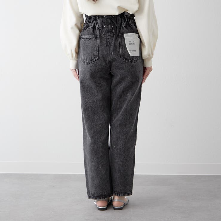 後レースアップデニムパンツ[品番：OLOW0015309]｜RMAF NICE CLAUP