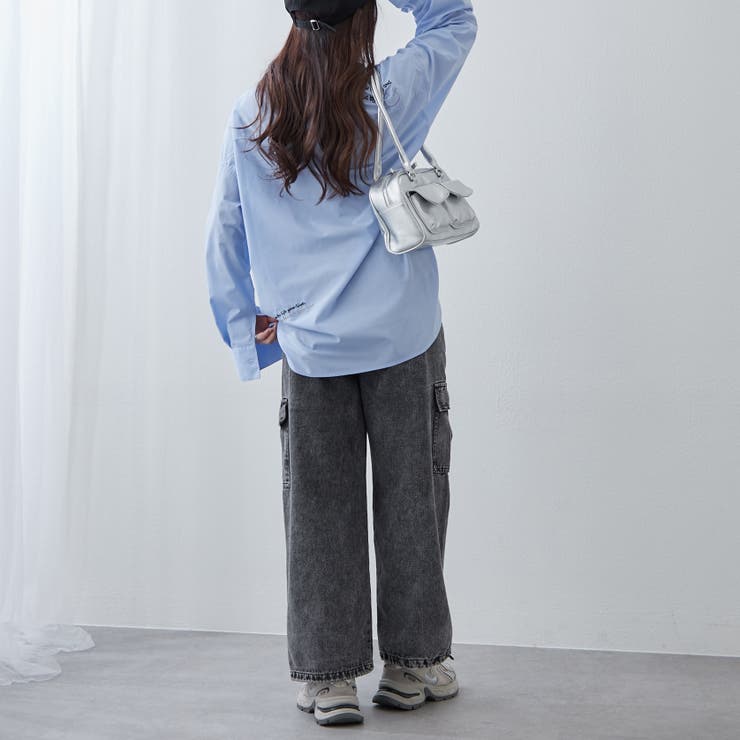 デニムワイドカーゴパンツ | RMAF　NICE CLAUP / OLIVE des OLIVE | 詳細画像16 