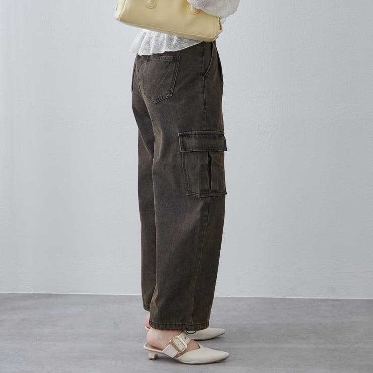 デニムワイドカーゴパンツ | RMAF　NICE CLAUP / OLIVE des OLIVE | 詳細画像27 