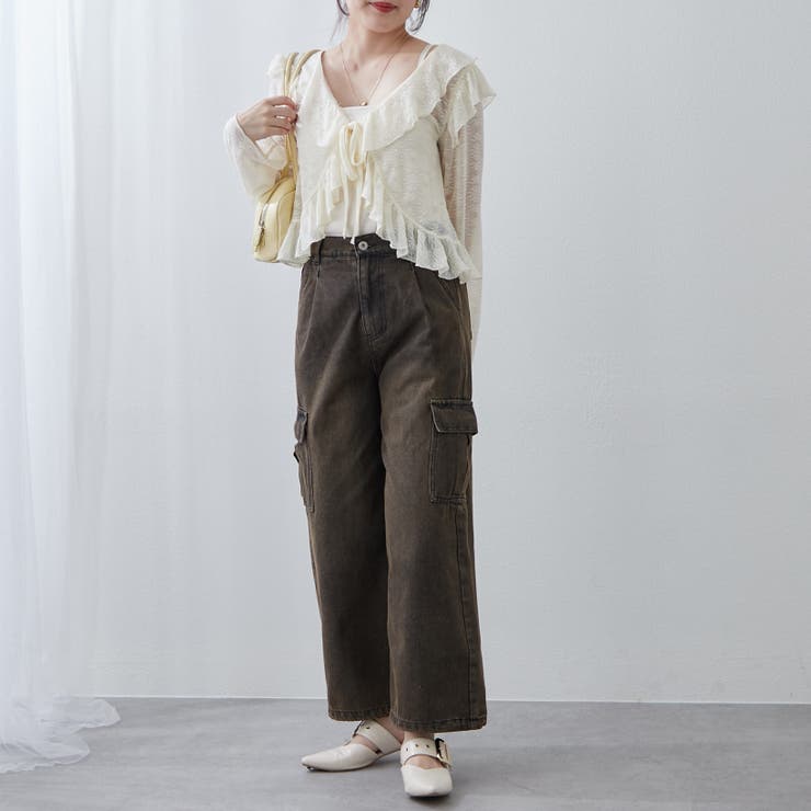 デニムワイドカーゴパンツ | RMAF　NICE CLAUP / OLIVE des OLIVE | 詳細画像29 