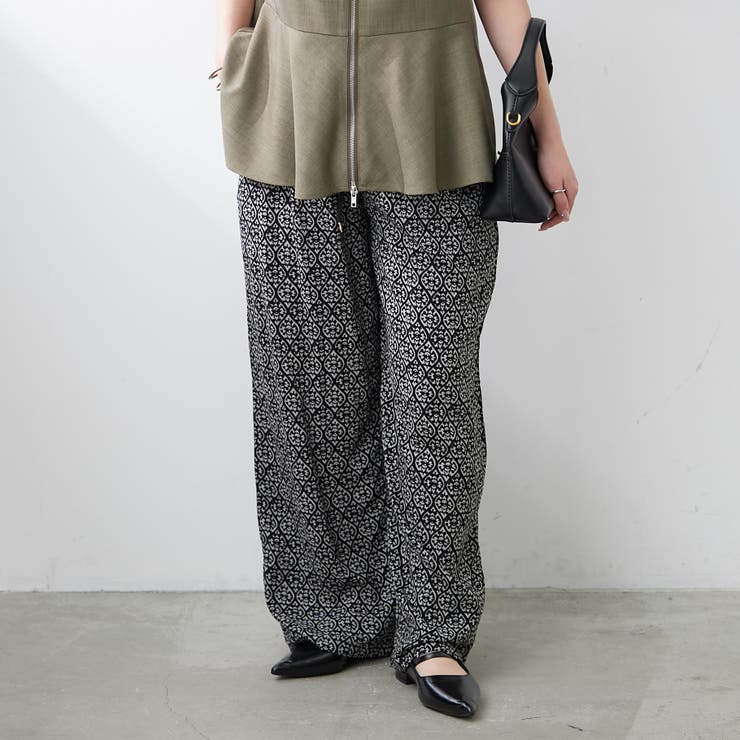 WAX \"Paisley pants\" イージーパンツ WAX 