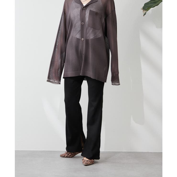 -3kg裾スリットフレアパンツ | RMAF　NICE CLAUP / OLIVE des OLIVE | 詳細画像50 
