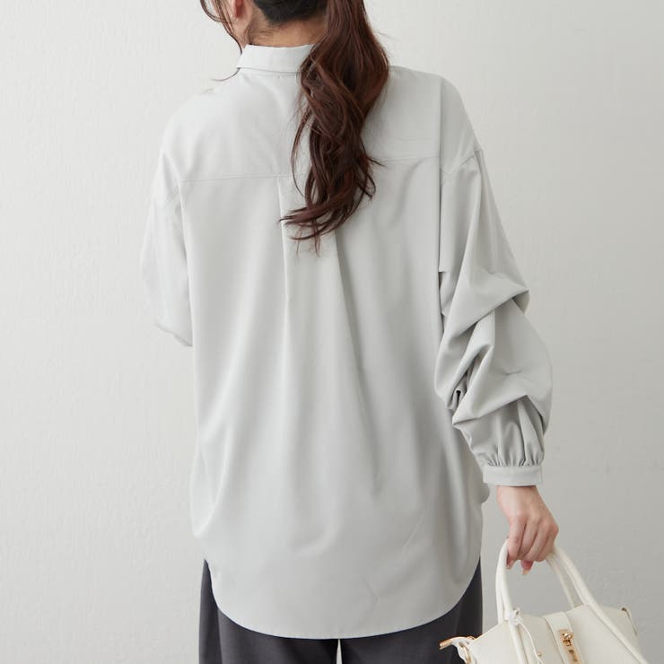 段々袖タケノコタックブラウス[品番：OLOW0015188]｜RMAF NICE