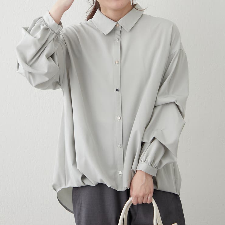 段々袖タケノコタックブラウス[品番：OLOW0015188]｜RMAF NICE