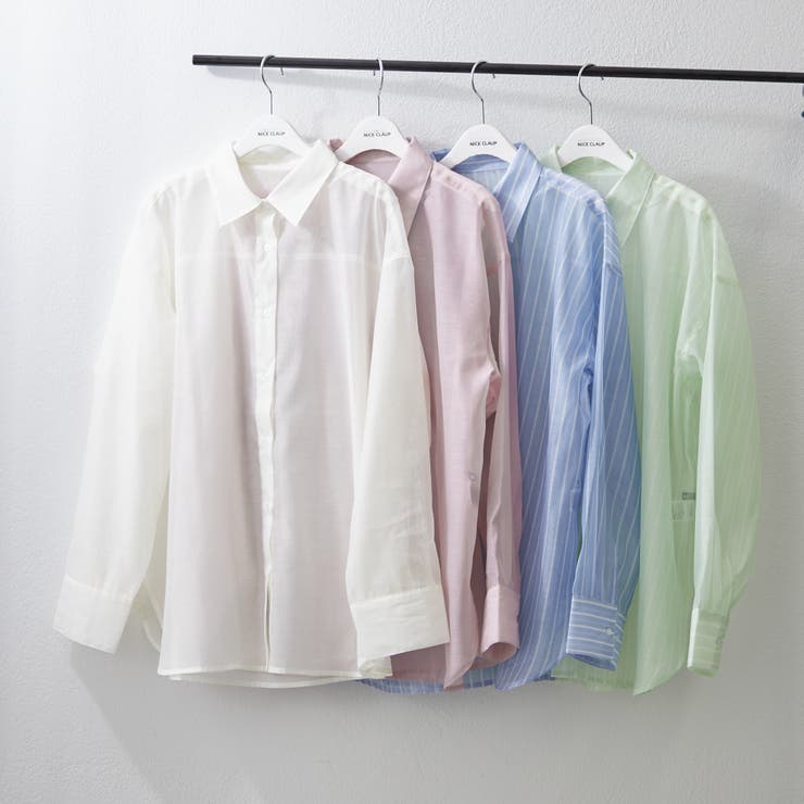 夏の定番アイテム、シアーBIGシャツ[品番：OLOW0015600]｜RMAF NICE