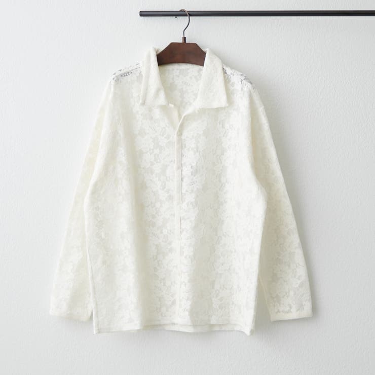 【大人のこなれ感】メッシュレースシャツ | RMAF　NICE CLAUP / OLIVE des OLIVE | 詳細画像14 