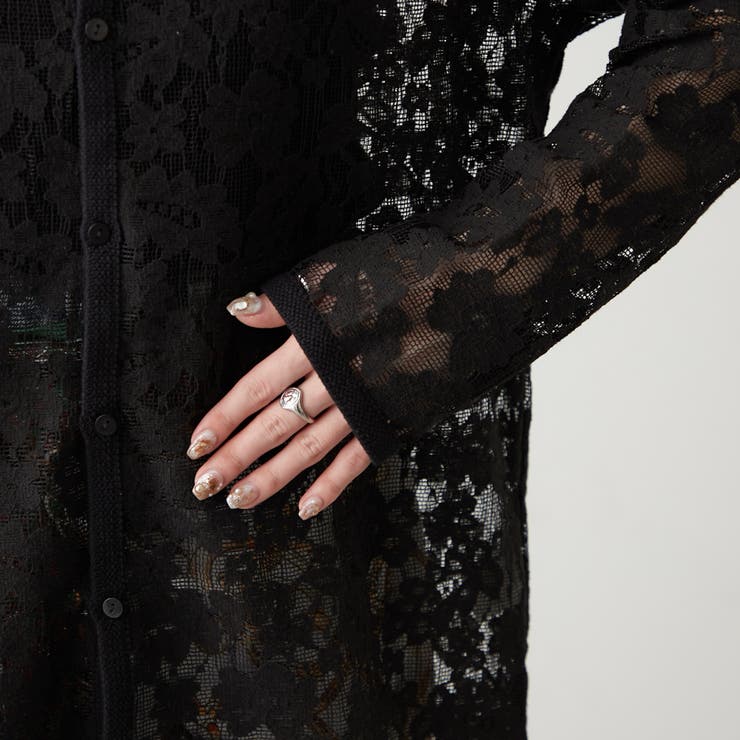 【大人のこなれ感】メッシュレースシャツ | RMAF　NICE CLAUP / OLIVE des OLIVE | 詳細画像33 