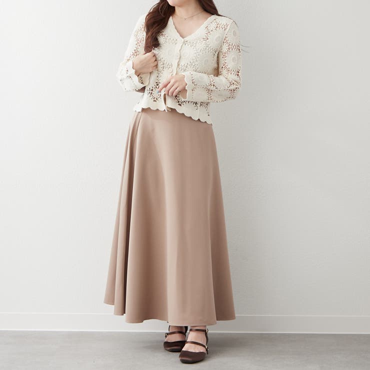 透かし編みカーデ | RMAF　NICE CLAUP / OLIVE des OLIVE | 詳細画像7 