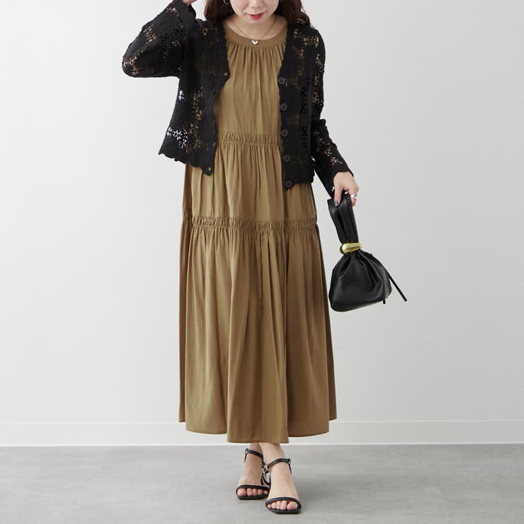 透かし編みカーデ | RMAF　NICE CLAUP / OLIVE des OLIVE | 詳細画像24 