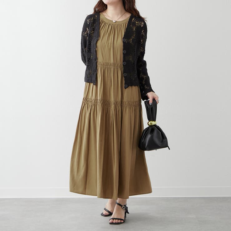 透かし編みカーデ | RMAF　NICE CLAUP / OLIVE des OLIVE | 詳細画像25 