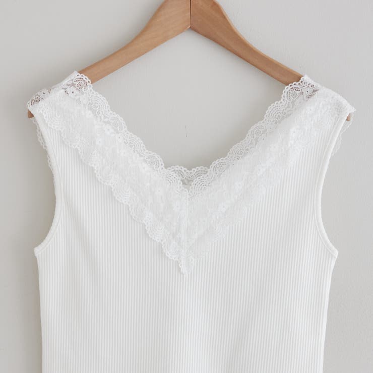 前後2WAYテレコレースタンク | RMAF　NICE CLAUP / OLIVE des OLIVE | 詳細画像5 