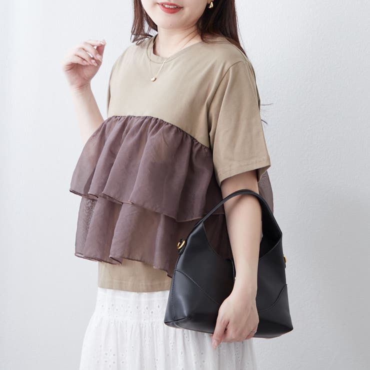 オーガンジードッキング半袖T | NICE CLAUP / OLIVE des OLIVE　OUTLET | 詳細画像43 