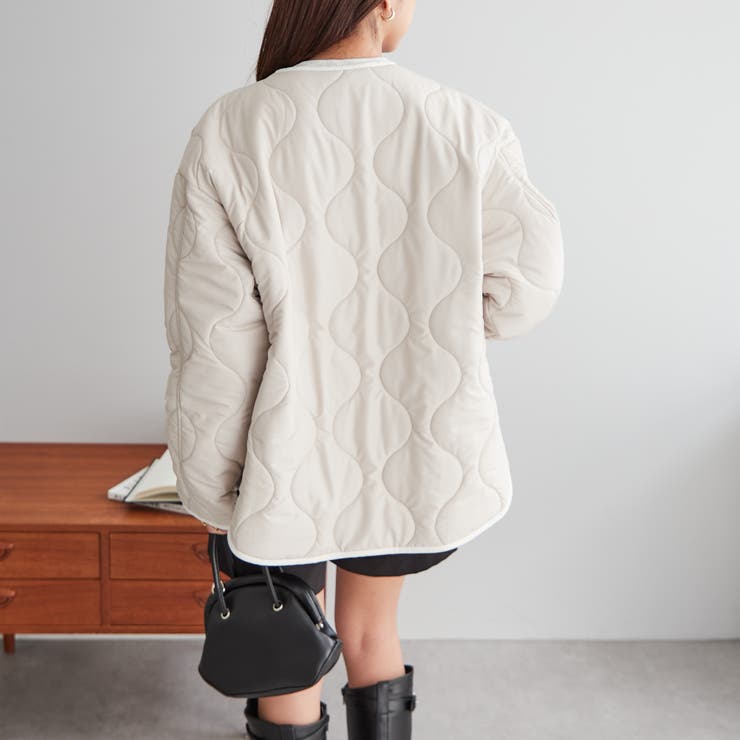 配色パイピングキルトジャケット[品番：OLOW0015156]｜RMAF NICE CLAUP