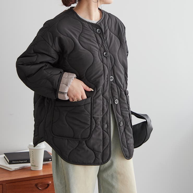 配色パイピングキルトジャケット[品番：OLOW0015156]｜RMAF NICE CLAUP