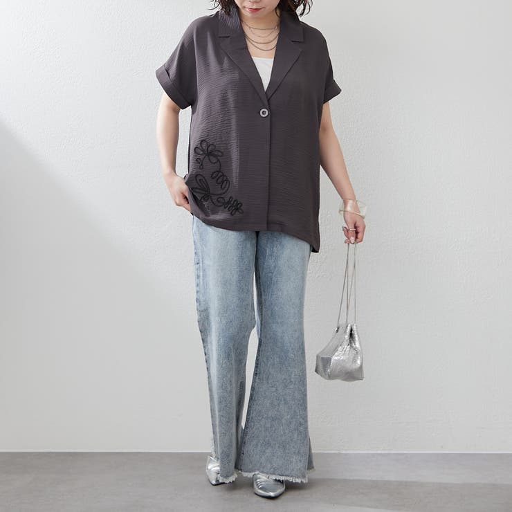DRAWER ジャケット　新品 ぱみゅころ様 CLOUDYコラボ】リバーシブルAlpha Bag | human woman