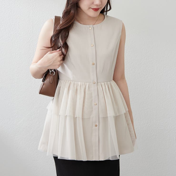 チュールペプラムジレ[品番：OLOW0015956]｜RMAF NICE CLAUP