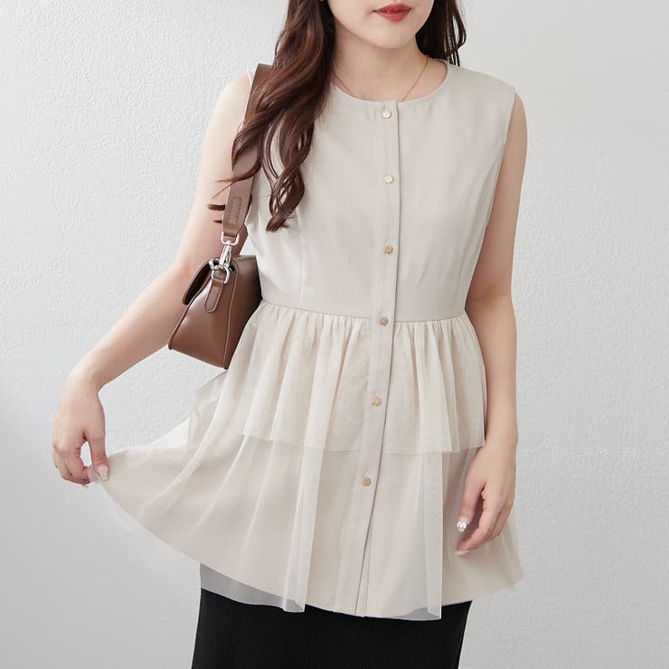 チュールペプラムジレ[品番：OLOW0015956]｜RMAF NICE CLAUP