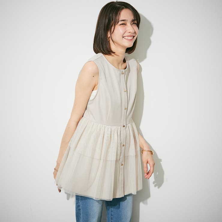 チュールペプラムジレ[品番：OLOW0015956]｜RMAF NICE CLAUP