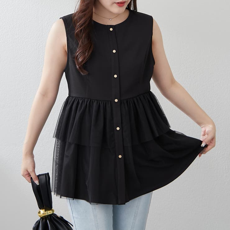 チュールペプラムジレ[品番：OLOW0015956]｜RMAF NICE CLAUP
