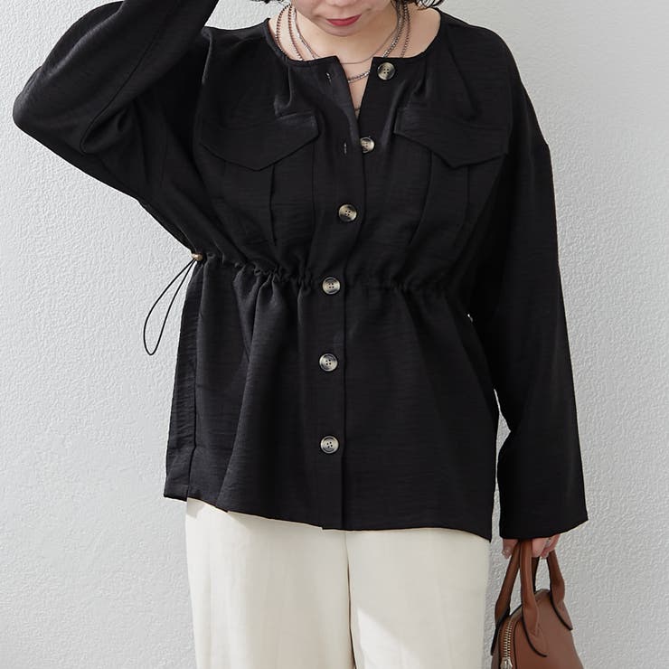 ノーカラージャケット[品番：OLOW0015997]｜RMAF NICE CLAUP / OLIVE