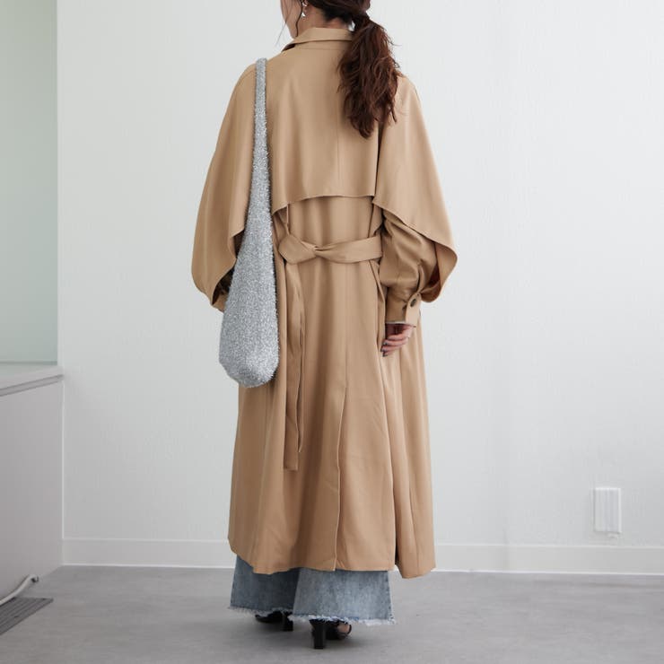 Web限定】ケープトレンチコート[品番：NCLW0015358]｜NICE CLAUP