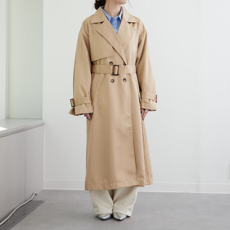Web限定】ボリューム袖トレンチコート[品番：NCLW0015359]｜NICE CLAUP