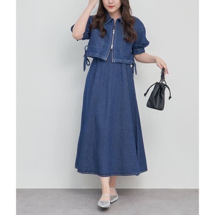 5分袖キャミワンピアンサンブル[品番：OLOW0015603]｜RMAF NICE CLAUP