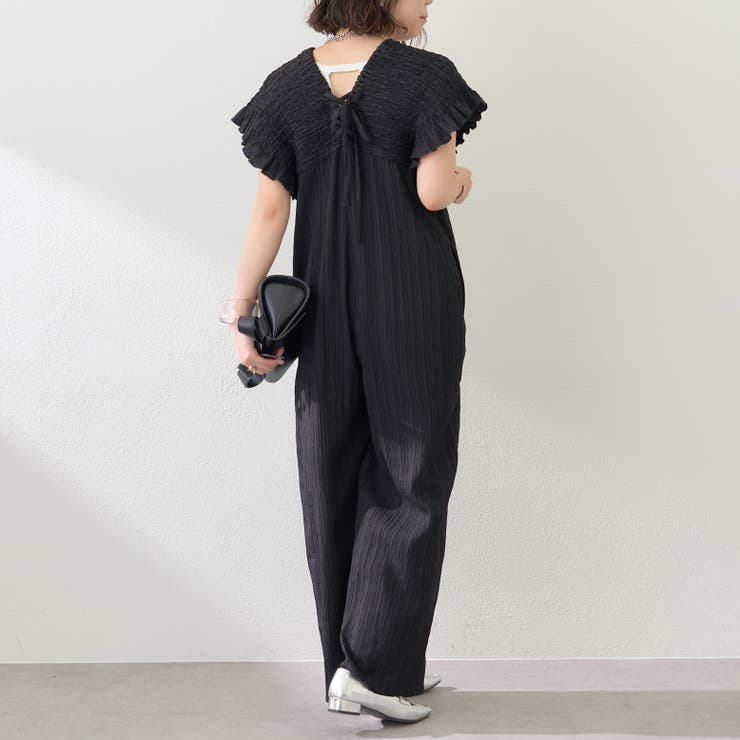 ミズイロイ ンドグレー ノースリーブ サロペット 2023SS 美品 ミズイロ