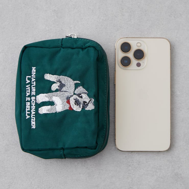 【Web限定】アニマル刺繍ポーチ | RMAF　NICE CLAUP / OLIVE des OLIVE | 詳細画像3 