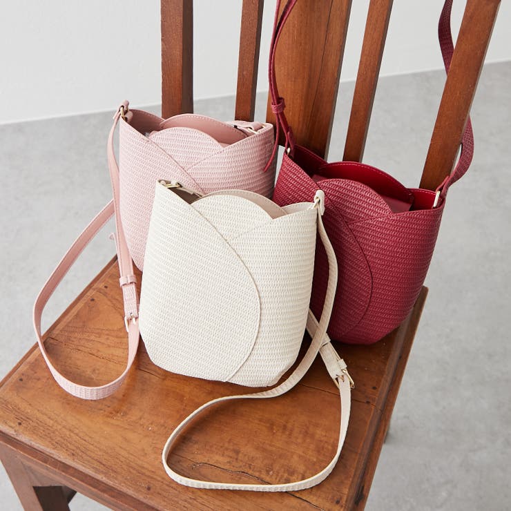 【春コーデにおすすめ】チューリップショルダーバッグ | RMAF　NICE CLAUP / OLIVE des OLIVE | 詳細画像1 