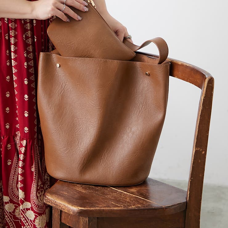 Web限定】ポーチ付合皮トートBAG[品番：OLOW0015882]｜RMAF NICE CLAUP 