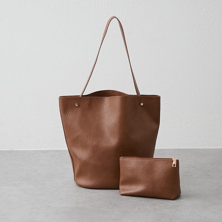 Web限定】ポーチ付合皮トートBAG[品番：OLOW0015882]｜RMAF NICE