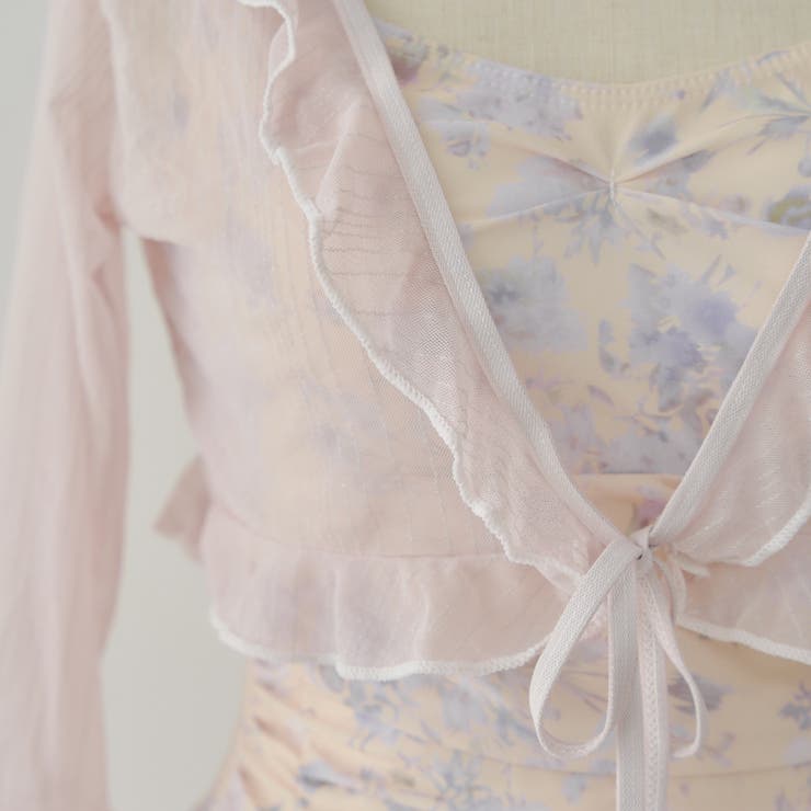【Web限定】シアーボレロ×花柄水着2点セット | RMAF　NICE CLAUP / OLIVE des OLIVE | 詳細画像4 