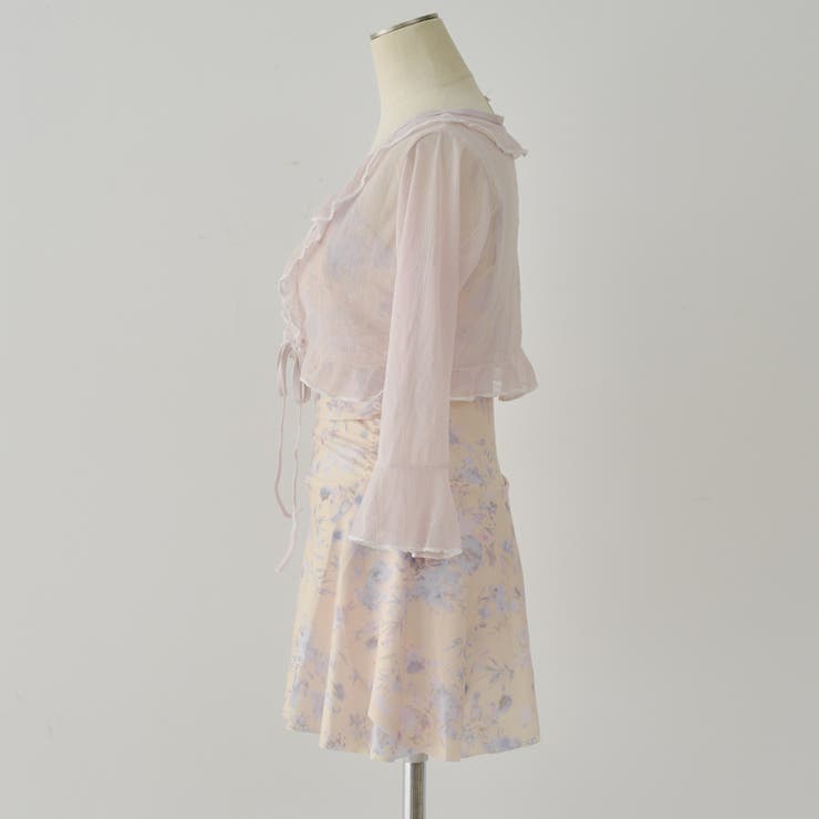 【Web限定】シアーボレロ×花柄水着2点セット | RMAF　NICE CLAUP / OLIVE des OLIVE | 詳細画像5 