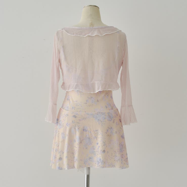 【Web限定】シアーボレロ×花柄水着2点セット | RMAF　NICE CLAUP / OLIVE des OLIVE | 詳細画像6 