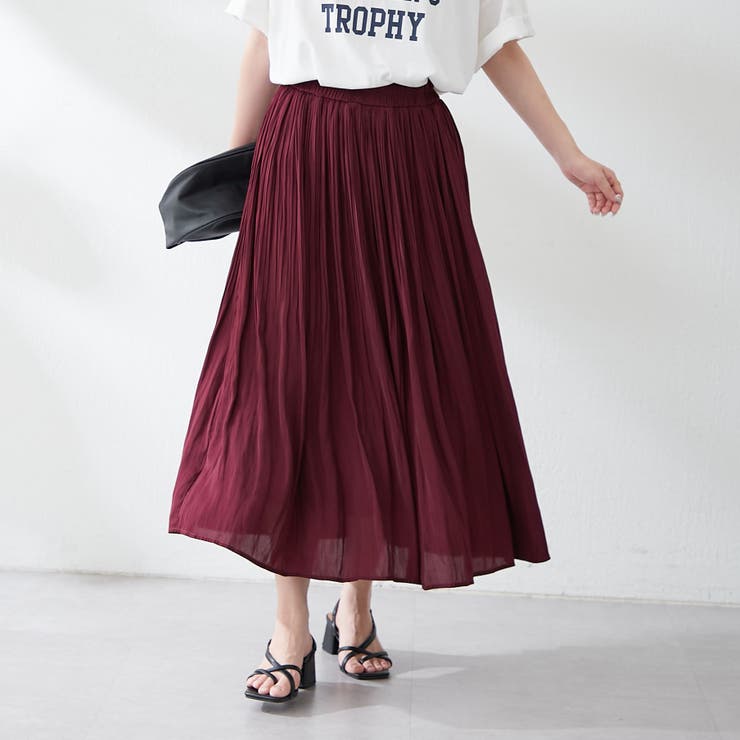 8色展開】消しプリーツスカート[品番：OLOW0016245]｜RMAF NICE CLAUP