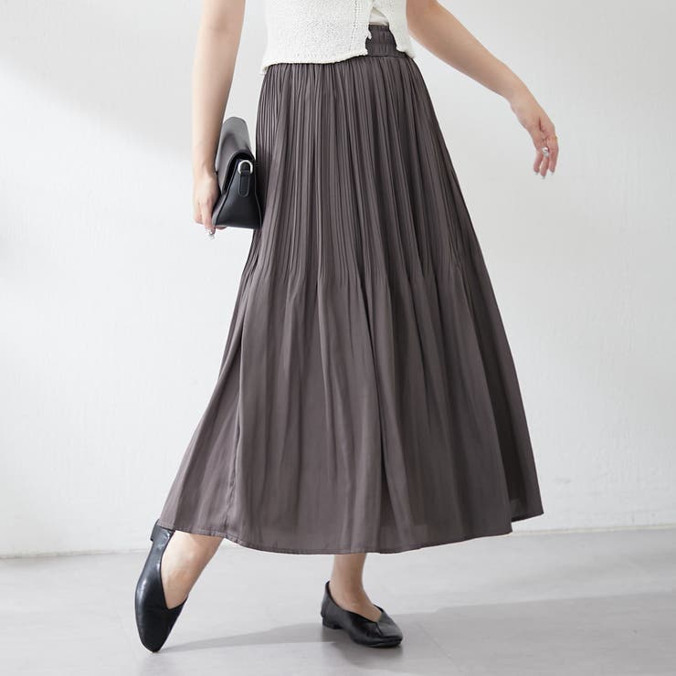8色展開】消しプリーツスカート[品番：OLOW0016245]｜RMAF NICE CLAUP
