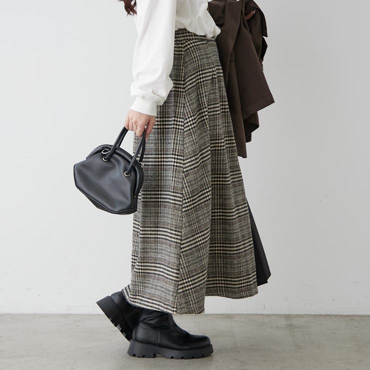 サイドプリーツスカート | RMAF　NICE CLAUP / OLIVE des OLIVE | 詳細画像14 