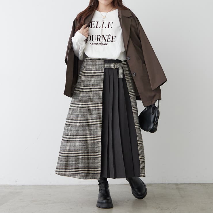 サイドプリーツスカート | RMAF　NICE CLAUP / OLIVE des OLIVE | 詳細画像15 