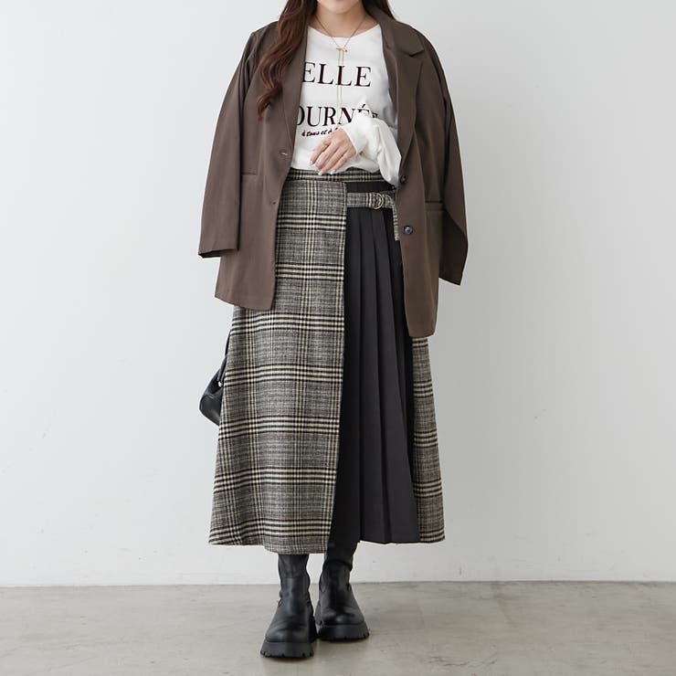 サイドプリーツスカート | RMAF　NICE CLAUP / OLIVE des OLIVE | 詳細画像16 