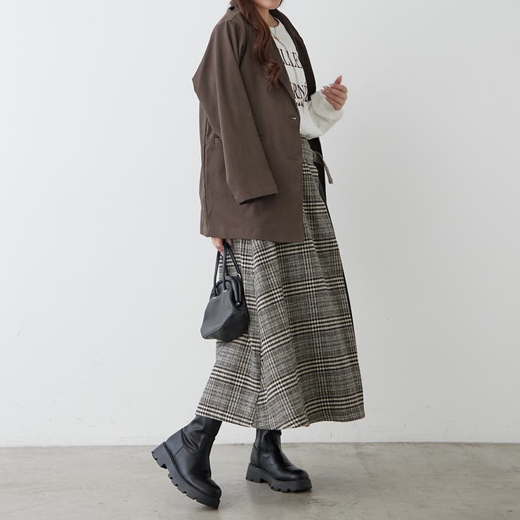 サイドプリーツスカート | RMAF　NICE CLAUP / OLIVE des OLIVE | 詳細画像17 