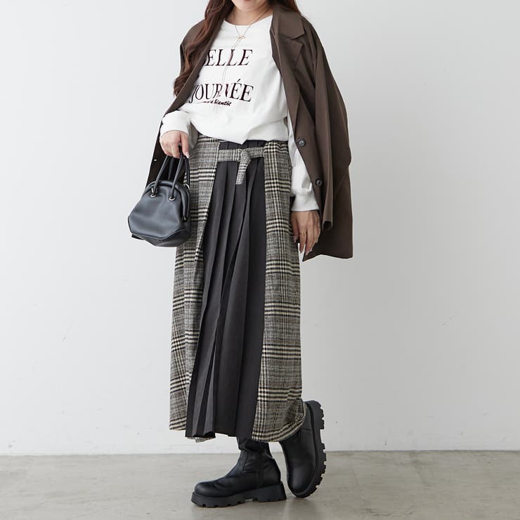 サイドプリーツスカート | RMAF　NICE CLAUP / OLIVE des OLIVE | 詳細画像18 