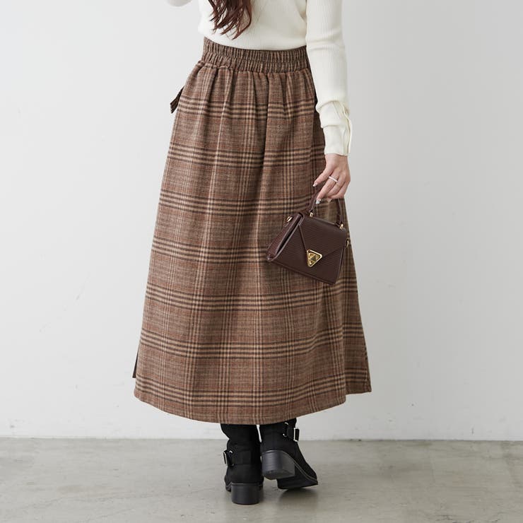 サイドプリーツスカート | RMAF　NICE CLAUP / OLIVE des OLIVE | 詳細画像5 