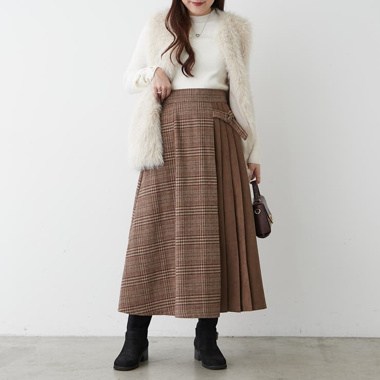 サイドプリーツスカート | RMAF　NICE CLAUP / OLIVE des OLIVE | 詳細画像6 