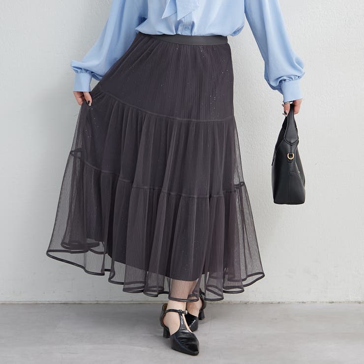キラキラチュールスカート[品番：OLOW0016490]｜RMAF NICE CLAUP