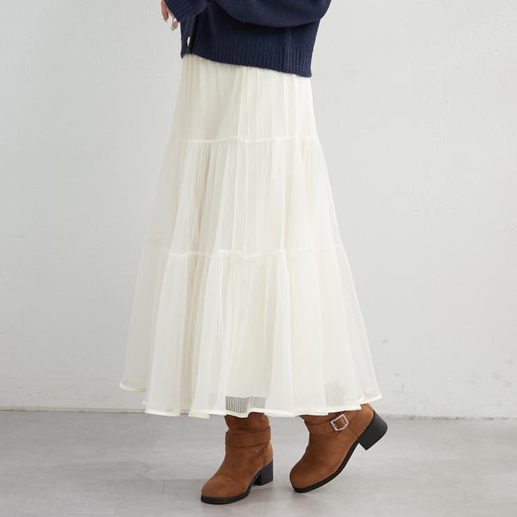 キラキラチュールスカート | RMAF　NICE CLAUP / OLIVE des OLIVE | 詳細画像9 