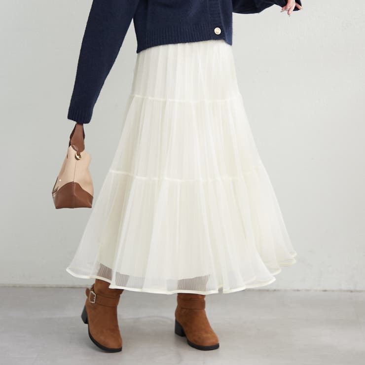 キラキラチュールスカート | RMAF　NICE CLAUP / OLIVE des OLIVE | 詳細画像10 