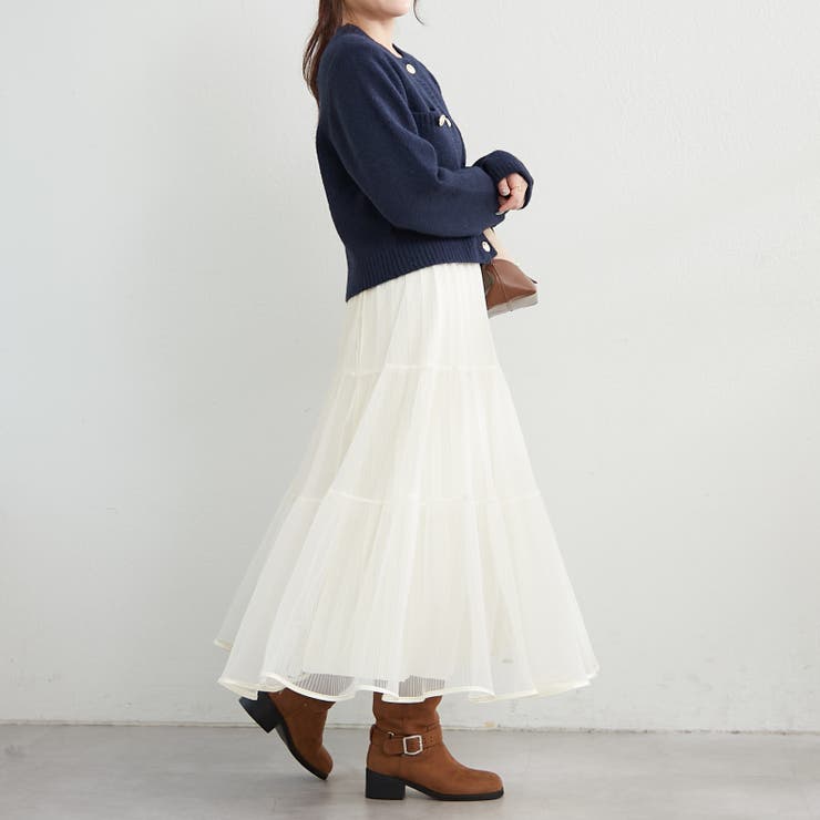 キラキラチュールスカート | RMAF　NICE CLAUP / OLIVE des OLIVE | 詳細画像16 